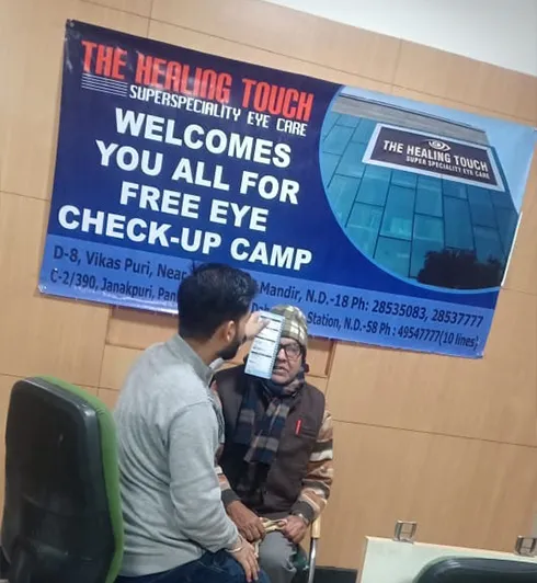 Free Eye Checkup Camp At Najafgarh