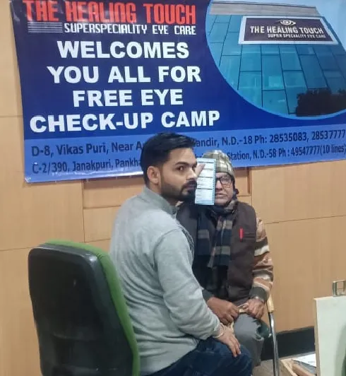 Free Eye Checkup Camp At Najafgarh